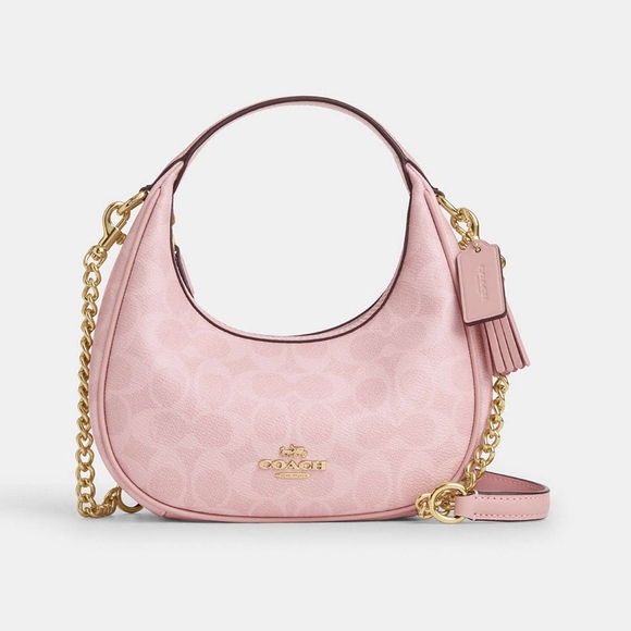 NWT COACH CARMEN MINI CROSSBODY BAG IN SIGNATURE CARVES - Picture 1 of 10